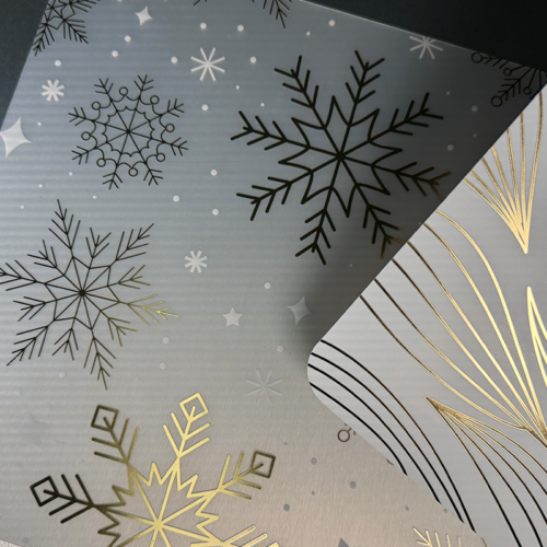 Set de table encre métal spécial fêtes